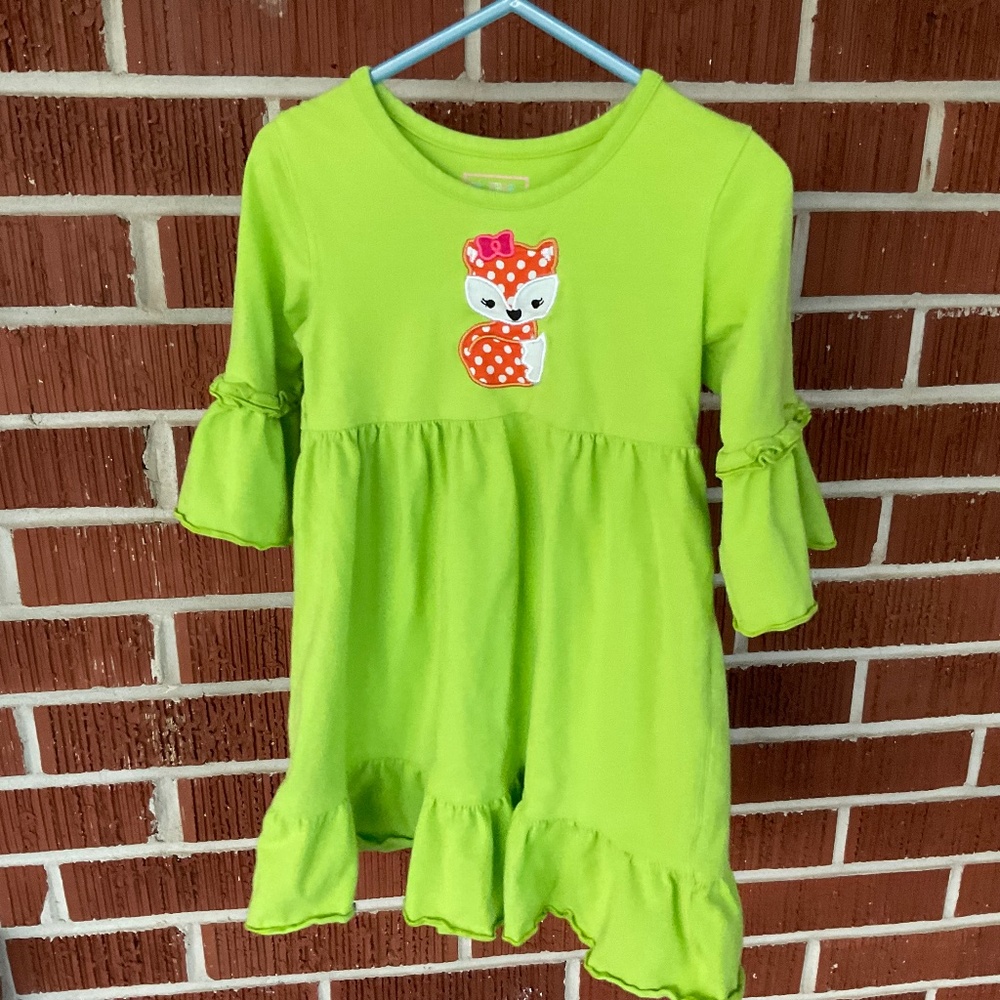 Southern Tots fox dress/tunic girl size 4T